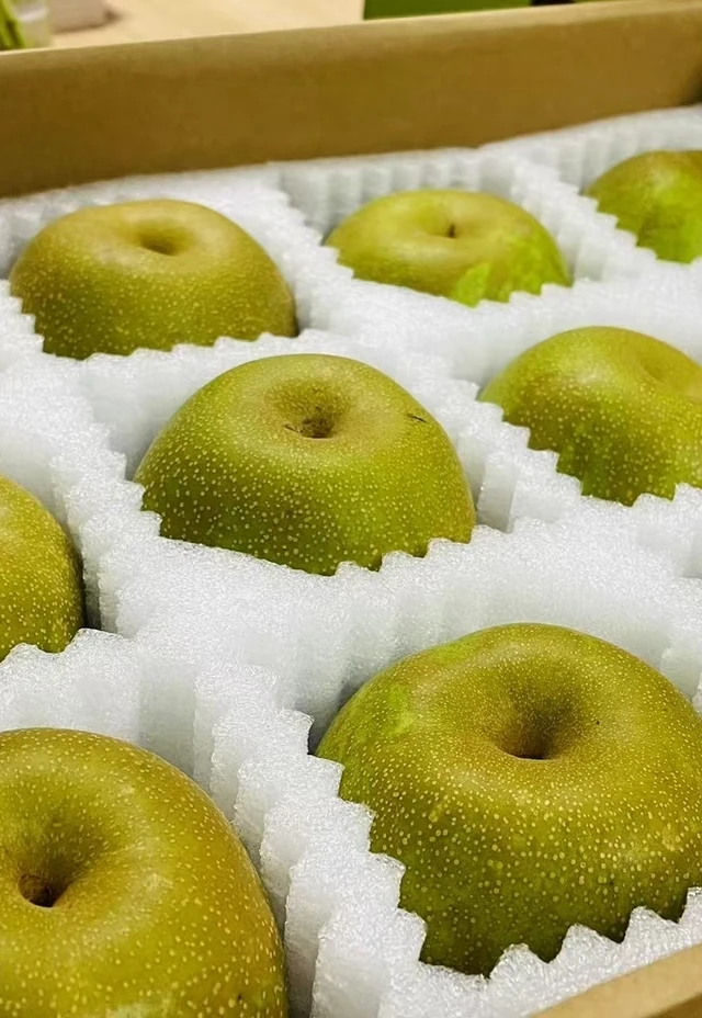 装箱分拣的生态翠冠梨